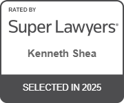 Rated By Super Lawyers | Kenneth Shea | Selected In 2025